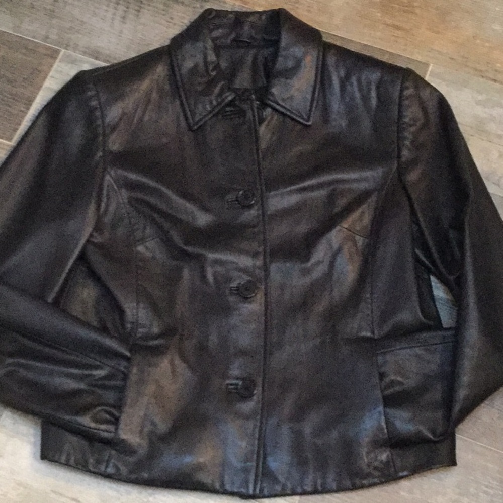 Leather jacket